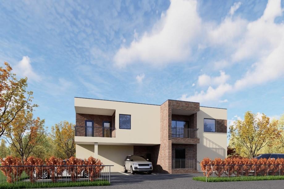 Moderan stan u urbanoj vili - novogradnja (69,39 m² + vrt 24,16 m²)